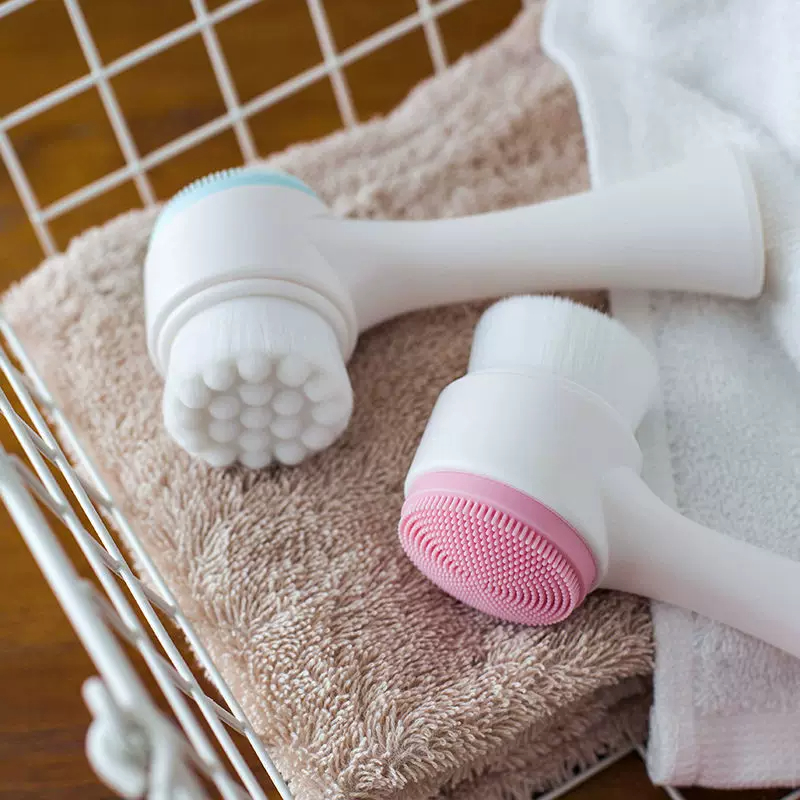 Double Sided Manual Facial Cle - Silicone Face Scrubber Electric 评论和价格