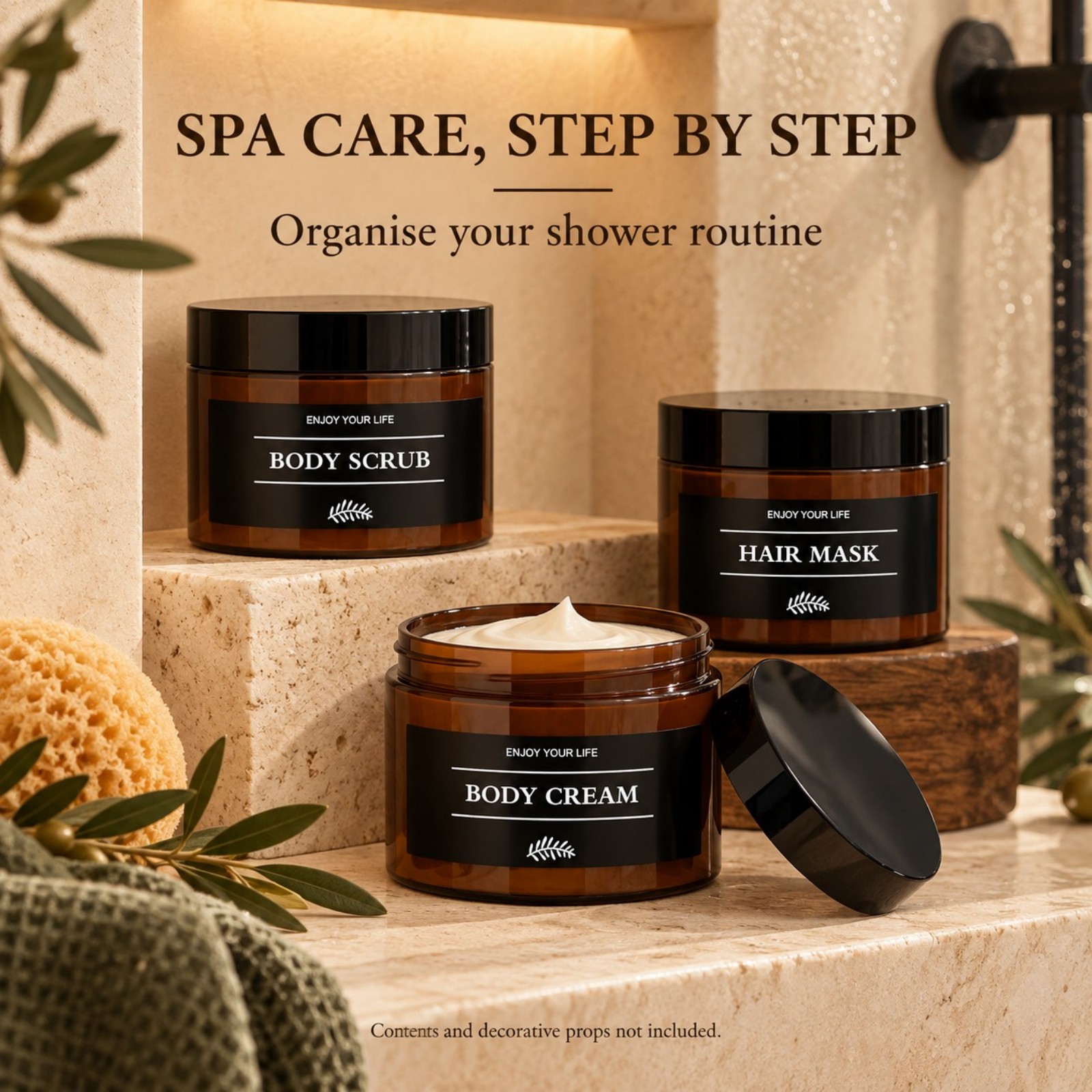 3PCS Bathroom Storage Jars wit - Hair Care 评论和价格