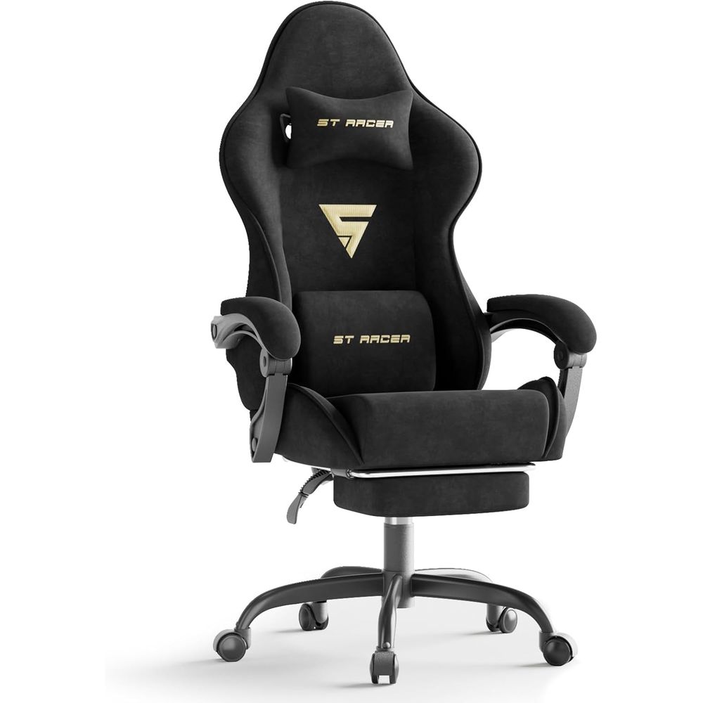 Velvet abric Ergonomic Gaming  - Massage 评论和价格
