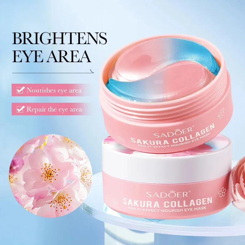 60pcs Sakura Collagen Eye Mask - Collagen Under Eye Patches 评论和价格