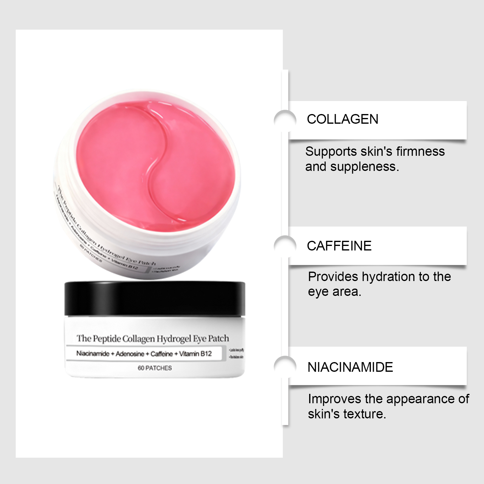 Collagen Eye Mask, Hydrating U - Collagen Under Eye Patches 评论和价格